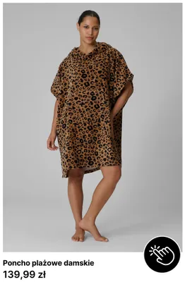 Poncho plażowe damskie promocja w 4F