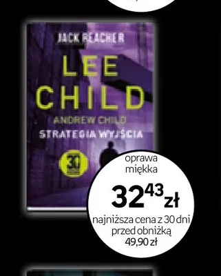 Książka Strategia wyjścia Lee Child Andrew promocja w Empik