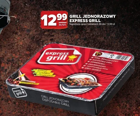 Grill jednorazowy Express Grill promocja w Stokrotka