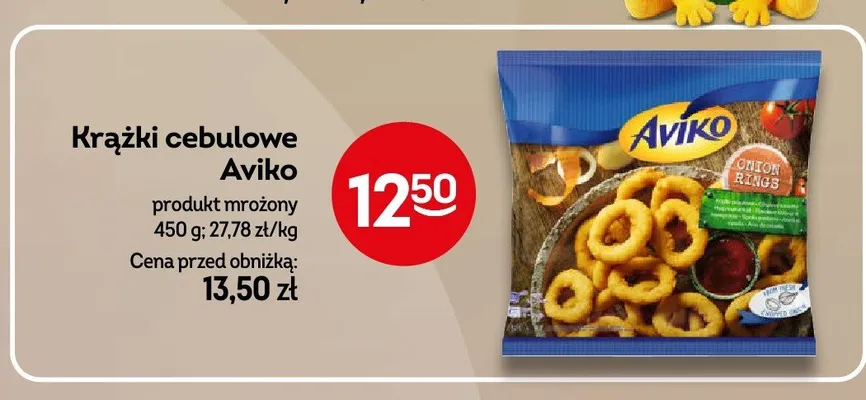Krążki cebulowe Aviko promocja w Żabka