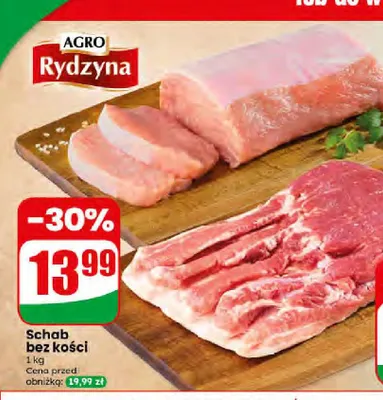 Schab bez kości AGRO Rydzyna promocja w Dino