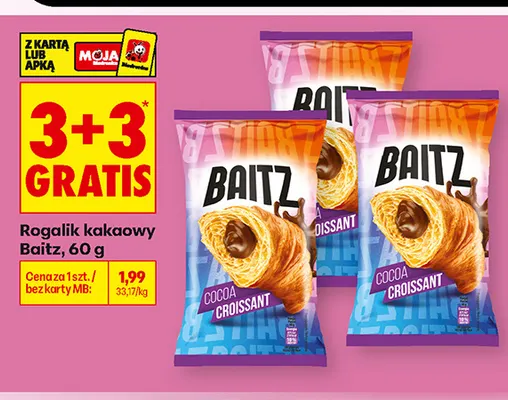 Rogalik kakaowy Baitz promocja w Biedronka