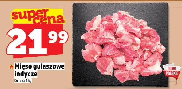 Mięso gulaszowe indycze promocja w TOPAZ