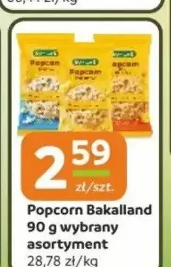 Popcorn Bakalland 90g promocja w Gama