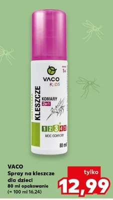 Spray na kleszcze dla dzieci Vaco Kids promocja w Kaufland
