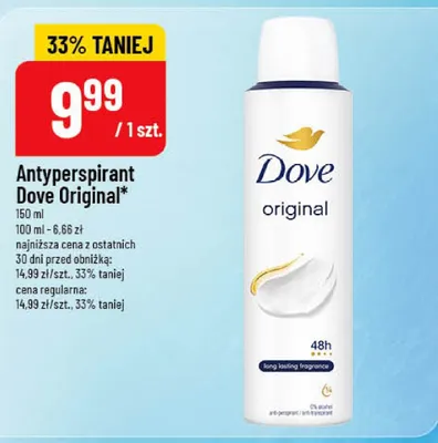 Antyperspirant Dove Original promocja w POLOmarket