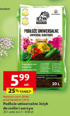 Podłoże uniwersalne do roślin i warzyw promocja w Auchan