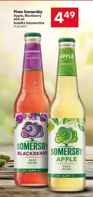 Piwo Somersby Blackberry butelka bezzwrotna promocja w LEWIATAN