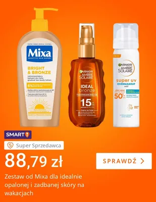 Zestaw kosmetyków Mixa i Garnier promocja w Allegro