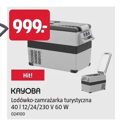 Lodówko-zamrażarka turystyczna KAYOBA 40 l 12/24/230V 60W promocja w Jula