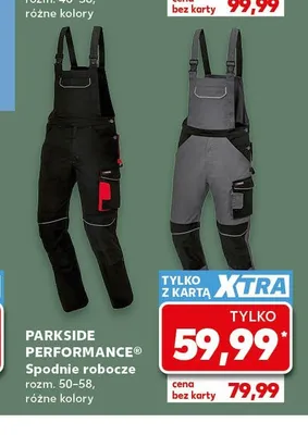 Spodnie robocze PARKSIDE PERFORMANCE rozm. 50-58 promocja w Kaufland