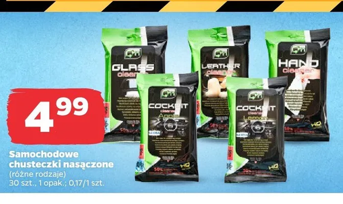 Samochodowe chusteczki nasączone do kokpitu Car OK Cockpit Apple promocja w Netto