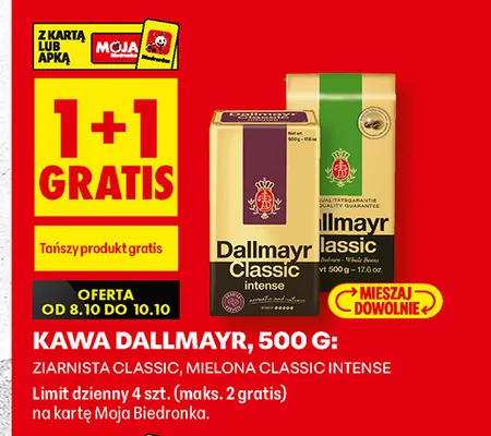 Kawa mielona Classic Intense Dallmayr promocja w Biedronka