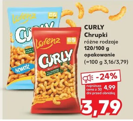 Chrupki różne rodzaje promocja w Kaufland