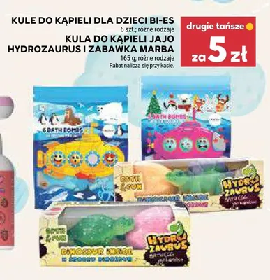 Kula do kąpieli jajo Hydrozaurus i zabawka Marba promocja w Stokrotka