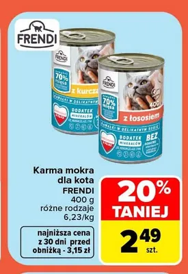 Karma mokra dla kota Frendi promocja w Carrefour Market