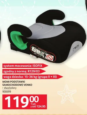 Podstawka samochodowa MoMi Venko promocja w Selgros