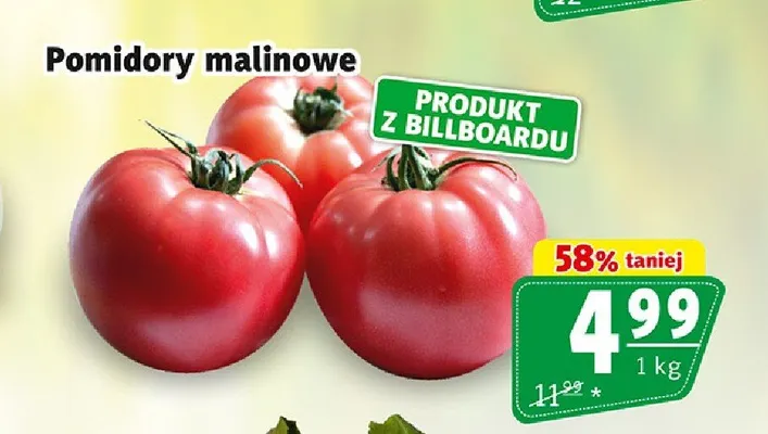 Pomidory malinowe promocja w Prim Market