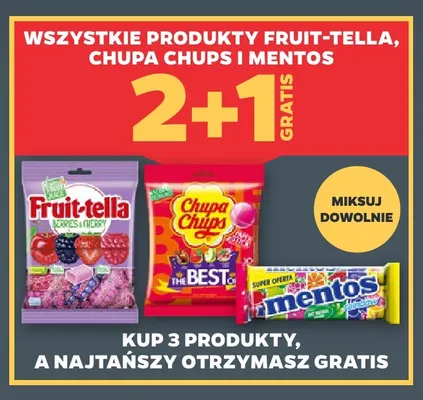 Drażetki Mentos Rainbow promocja w Netto