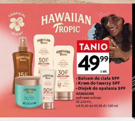 Balsam do ciała SPF Hawaiian Tropic promocja w Intermarche