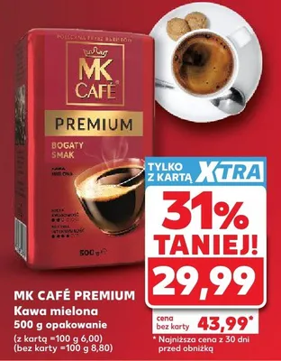 Kawa mielona MK Café Premium promocja w Kaufland