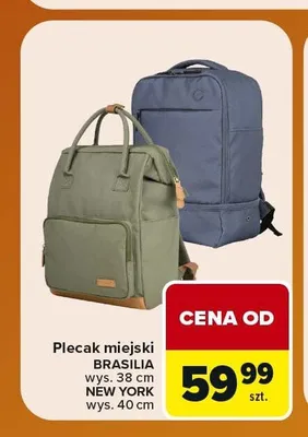 Plecak miejski Semi Line Brasilia wys. 38 cm promocja w Carrefour