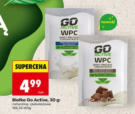 Białko WPC czakoladowe 30 g promocja w Biedronka