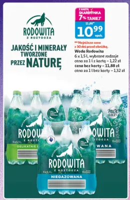 Woda Rodowita promocja w Auchan