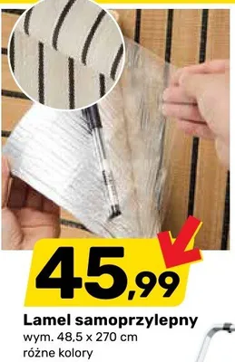 Lamel samoprzylepny promocja w Bricomarche