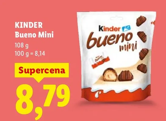 Batoniki Bueno Mini promocja w Lidl