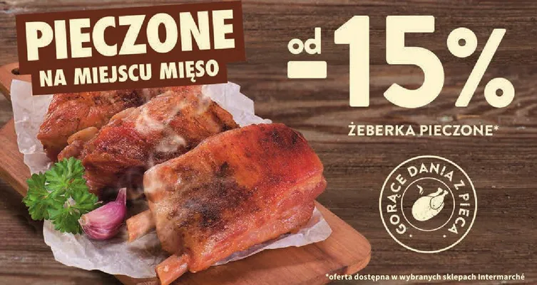 Żeberka pieczone z wędzarni Intermarché promocja w Intermarche