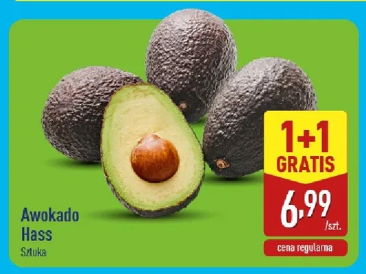 Awokado hass bio promocja w Aldi
