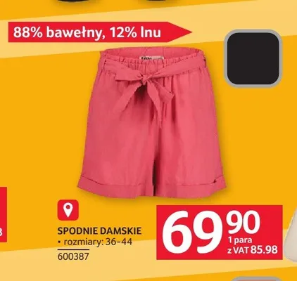 Spodnie damskie promocja w Selgros