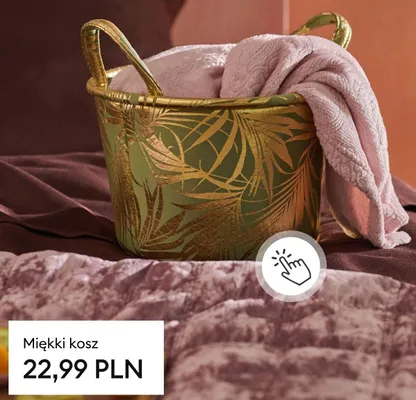 Miękki kosz promocja w Sinsay