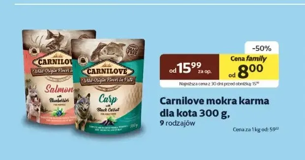Mokra karma dla kota Carnilove promocja