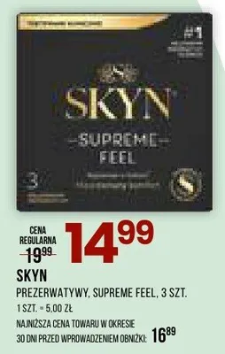 Prezerwatywy Supreme Feel promocja w Drogerie Natura