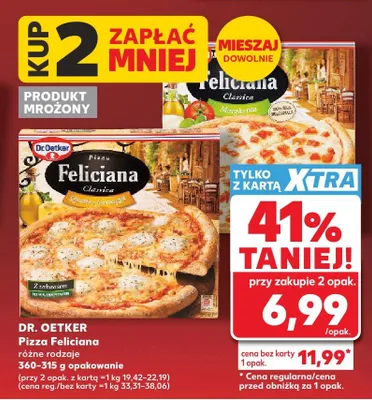 Pizza Feliciana Dr. Oetker mrożona promocja w Kaufland