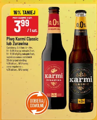 Piwo Karmi Classic  promocja w POLOmarket