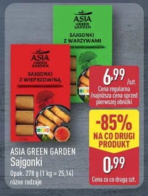 Sajgonki Asia Green Garden promocja w Aldi