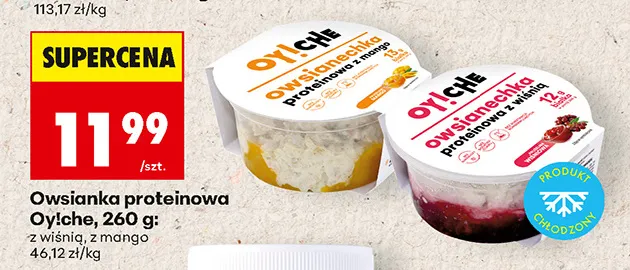 Owsianka proteinowa OY!che z mango promocja w Biedronka