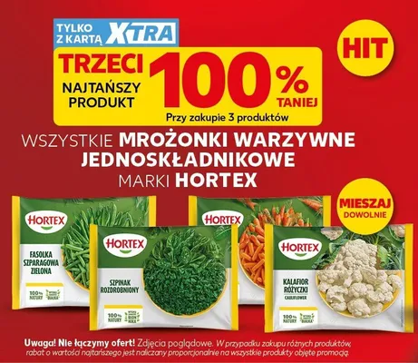 Szpinak rozdrobniony Hortex promocja w Kaufland