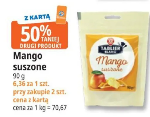 Mango suszone Tablier Blanc promocja w Leclerc