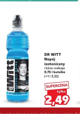Napój izotoniczny Dr Witt promocja w Kaufland
