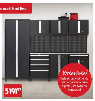 Wyposażenie garażu Hard Head promocja w Jula
