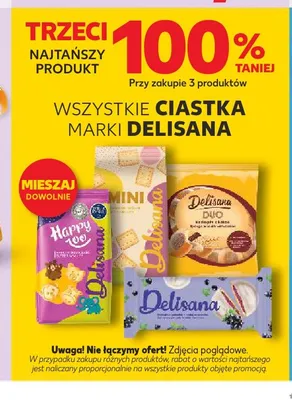 Ciastka Duo Delisana promocja w Kaufland