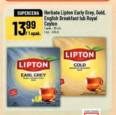 Herbata Lipton Gold promocja w POLOmarket