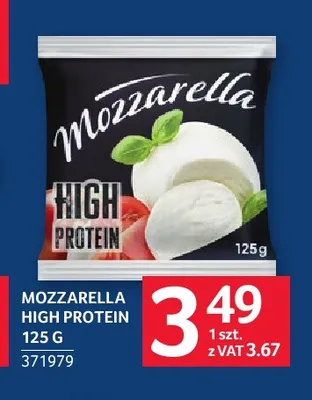 Ser mozzarella High Protein promocja w Selgros