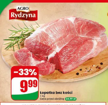 Łopatka bez kości Agro Rydzyna promocja w Dino