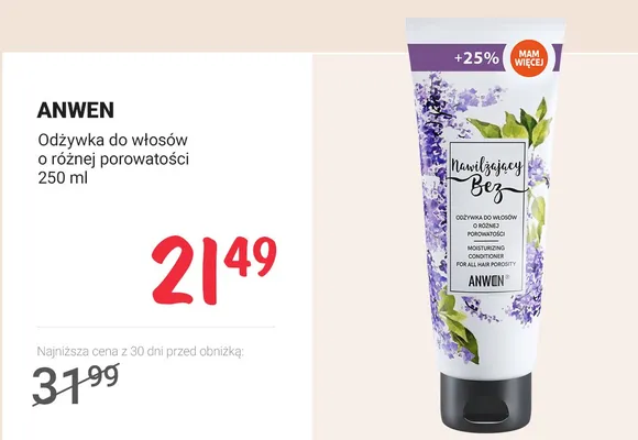 Odżywka do włosów o różnej porowatości promocja w Rossmann
