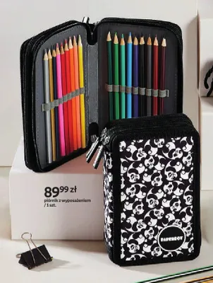 Piórnik z wyposażeniem Paperdot Panda Style promocja w Empik